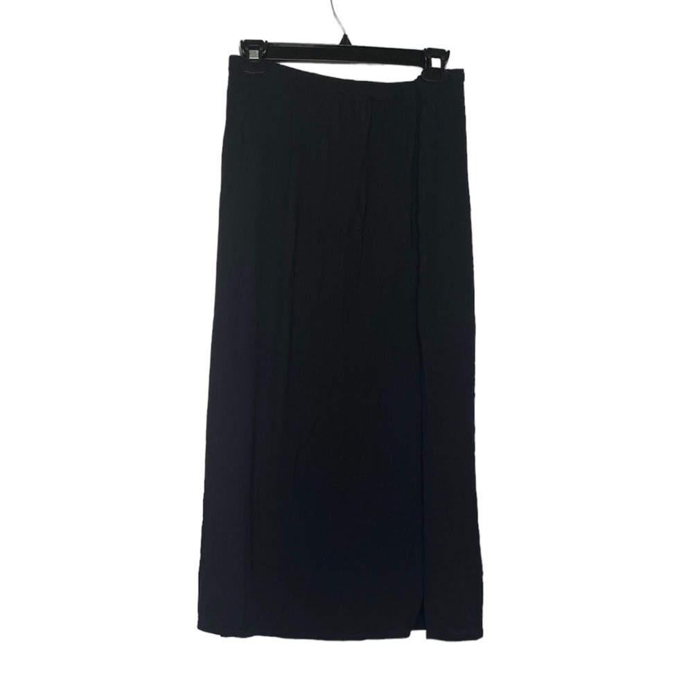 dBLine Embroidered Floral Maxi Skirt Set (Size: 1X, Color: Black/White) - Picture 7 of 9